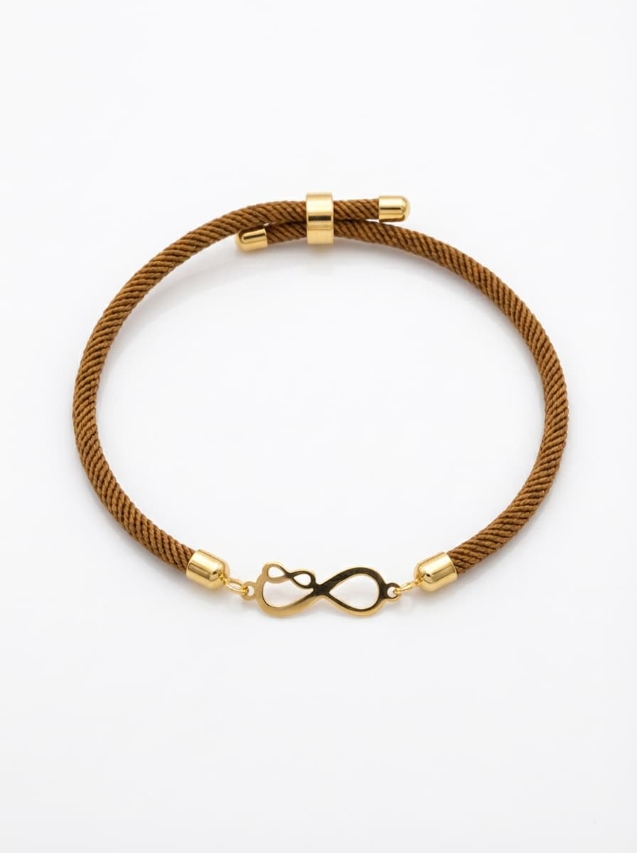 دستبند لیزری مخملی صدری طرح بی نهایت