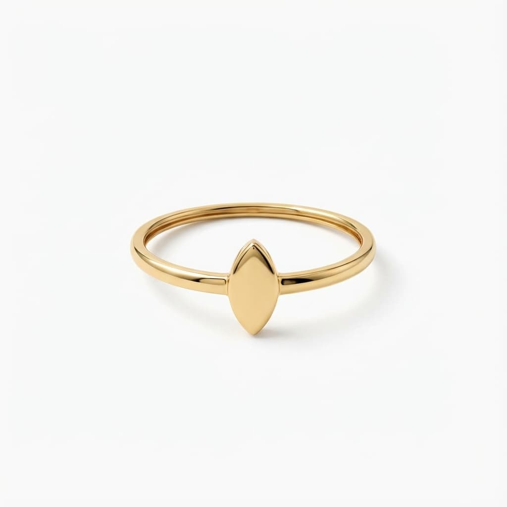 انگشتر طلا مینیمال طرح ساده