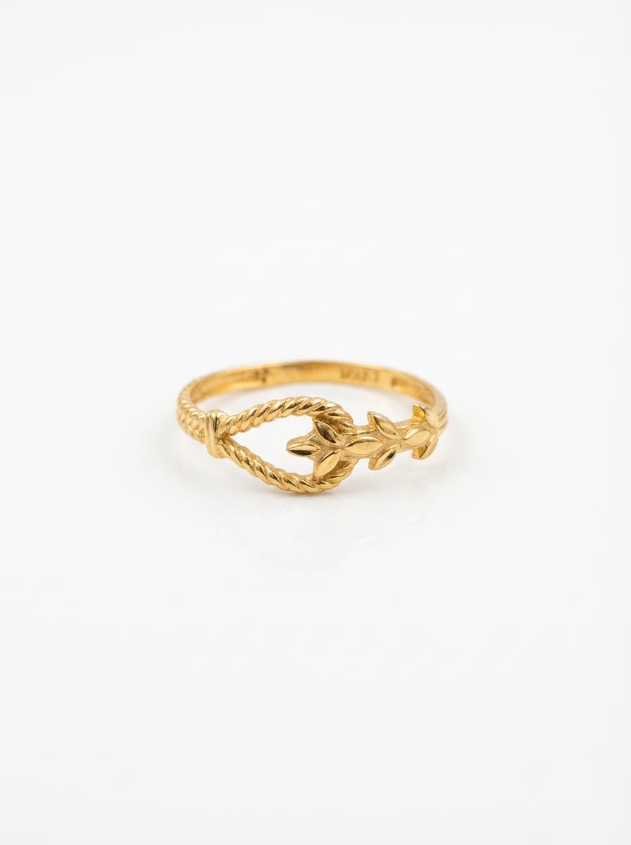 انگشتر طلا مینیمال ساده