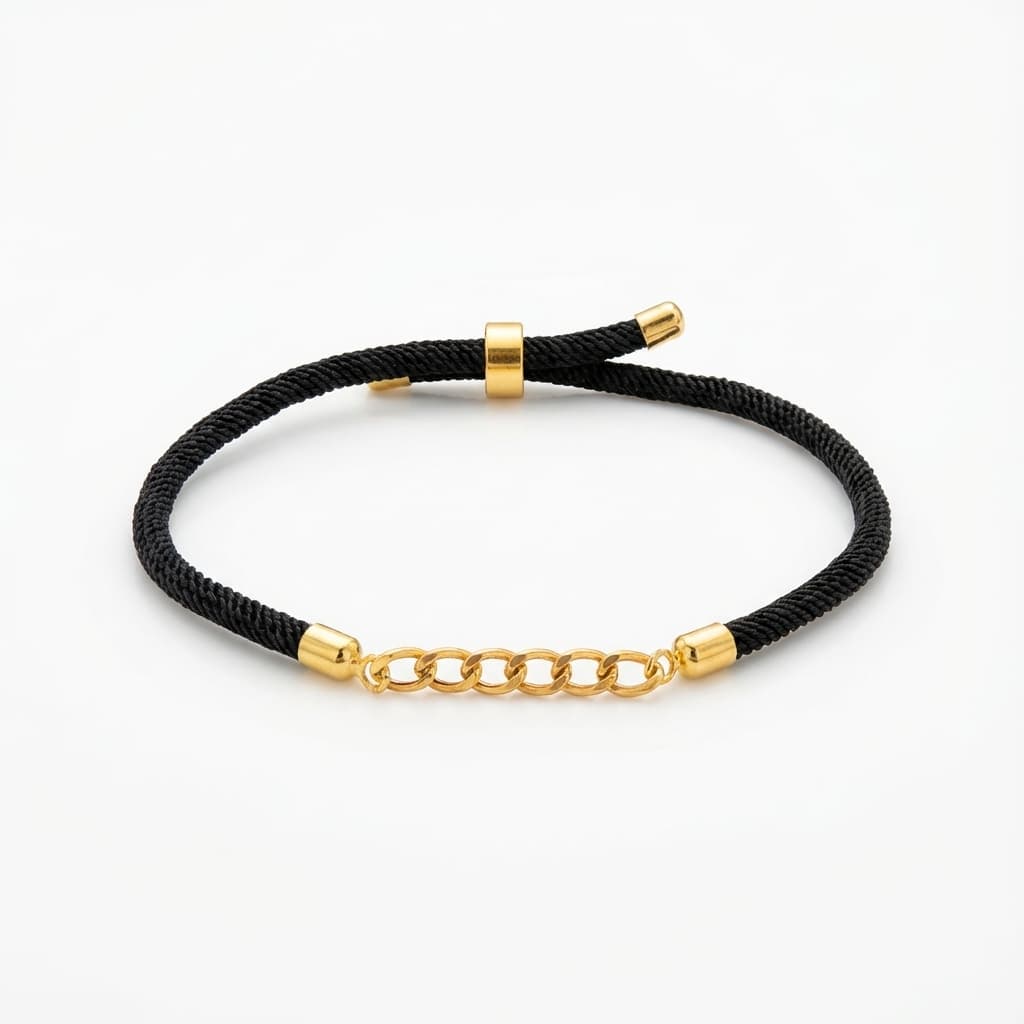 دستبند طلا دخترانه با بند مخمل و مدل کارتیر 