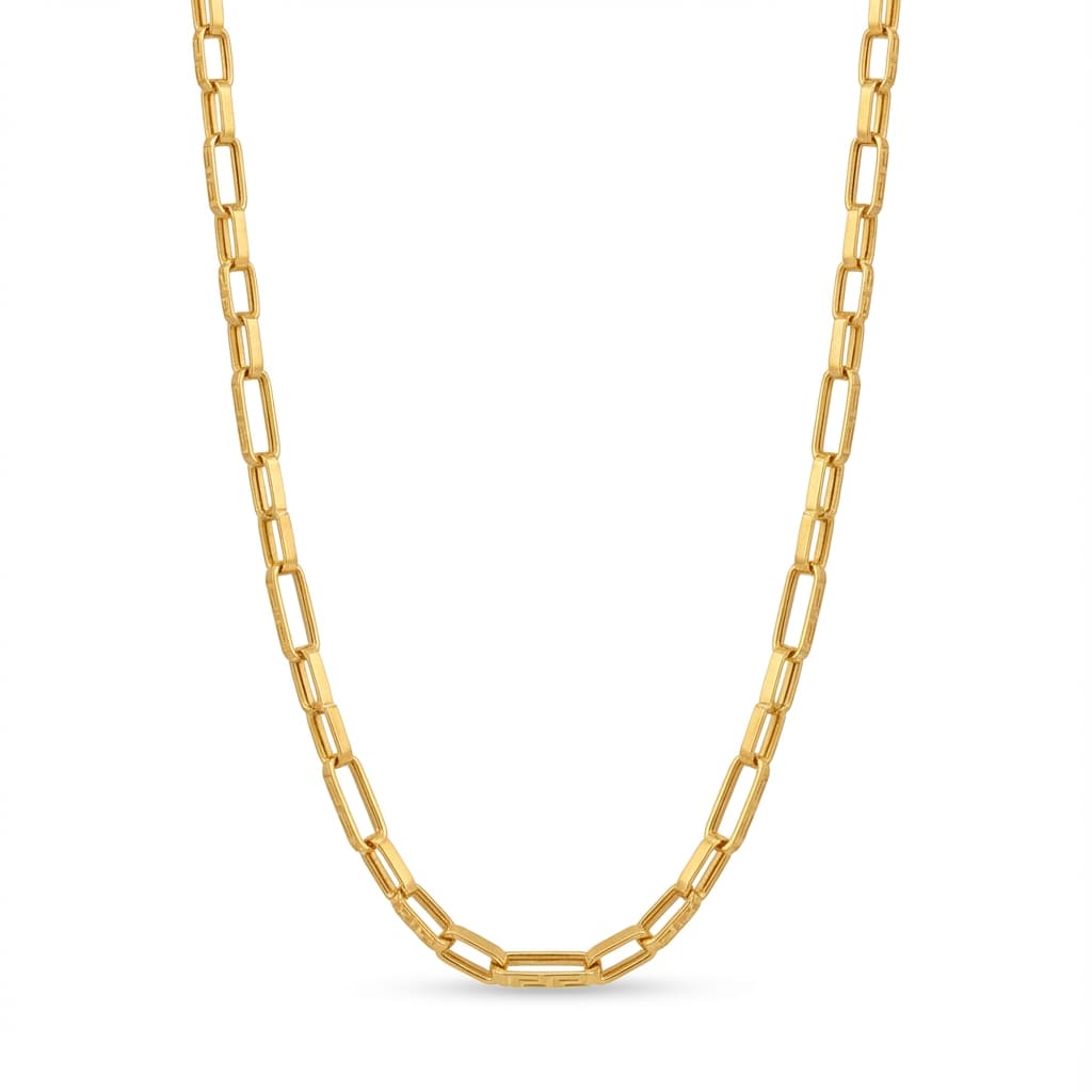 زنجیر طلا زنانه و مردانه  طرح  آجری 