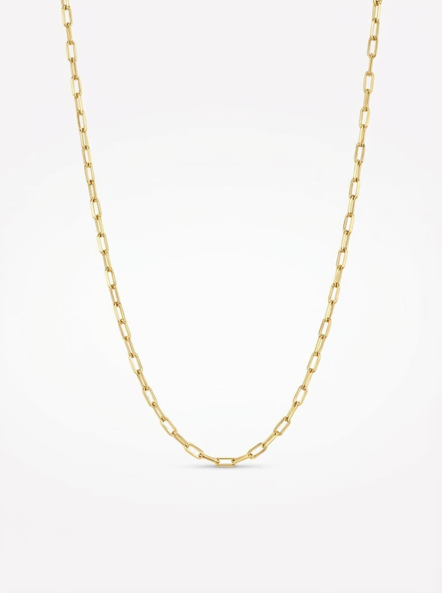 زنجیر طلا زنانه مینیمال مدل هرمس 