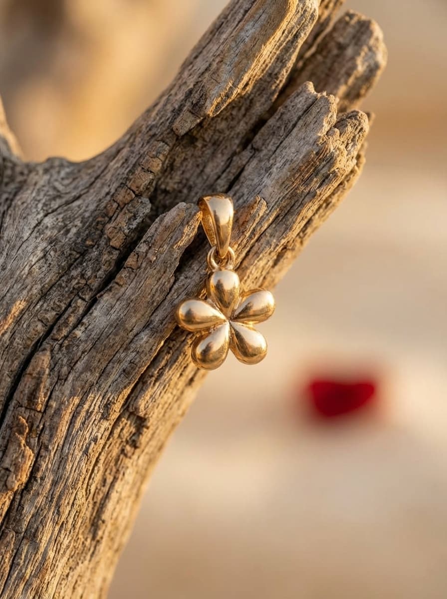 نیم ست طلا دخترانه برند TZ