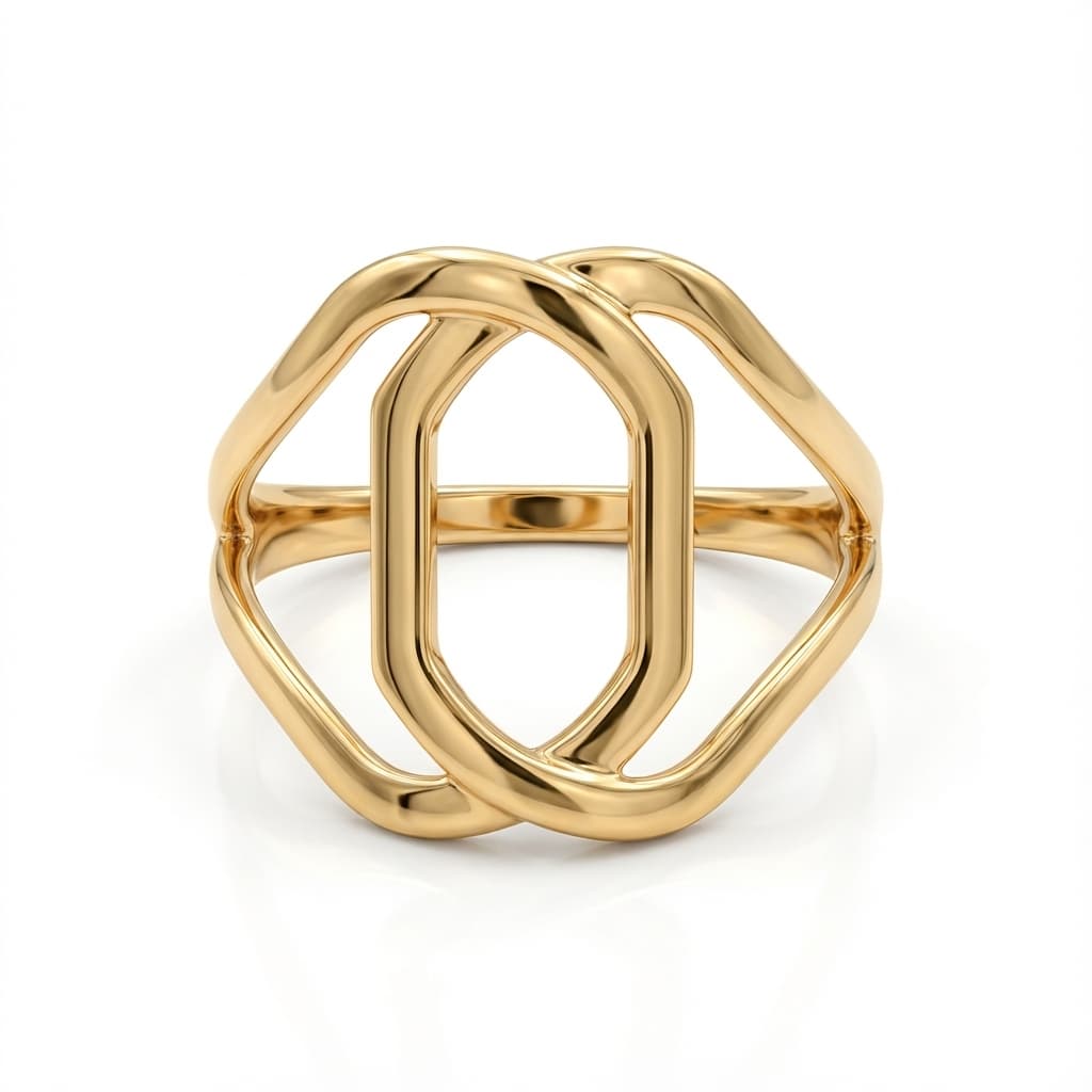 انگشتر طلا زنانه مینیمال 