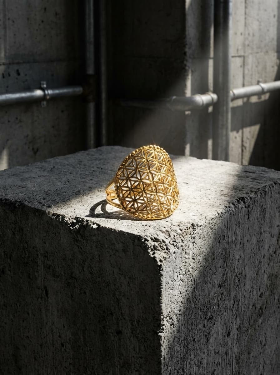 انگشتر طلا زنانه مدل تراش برند درین 