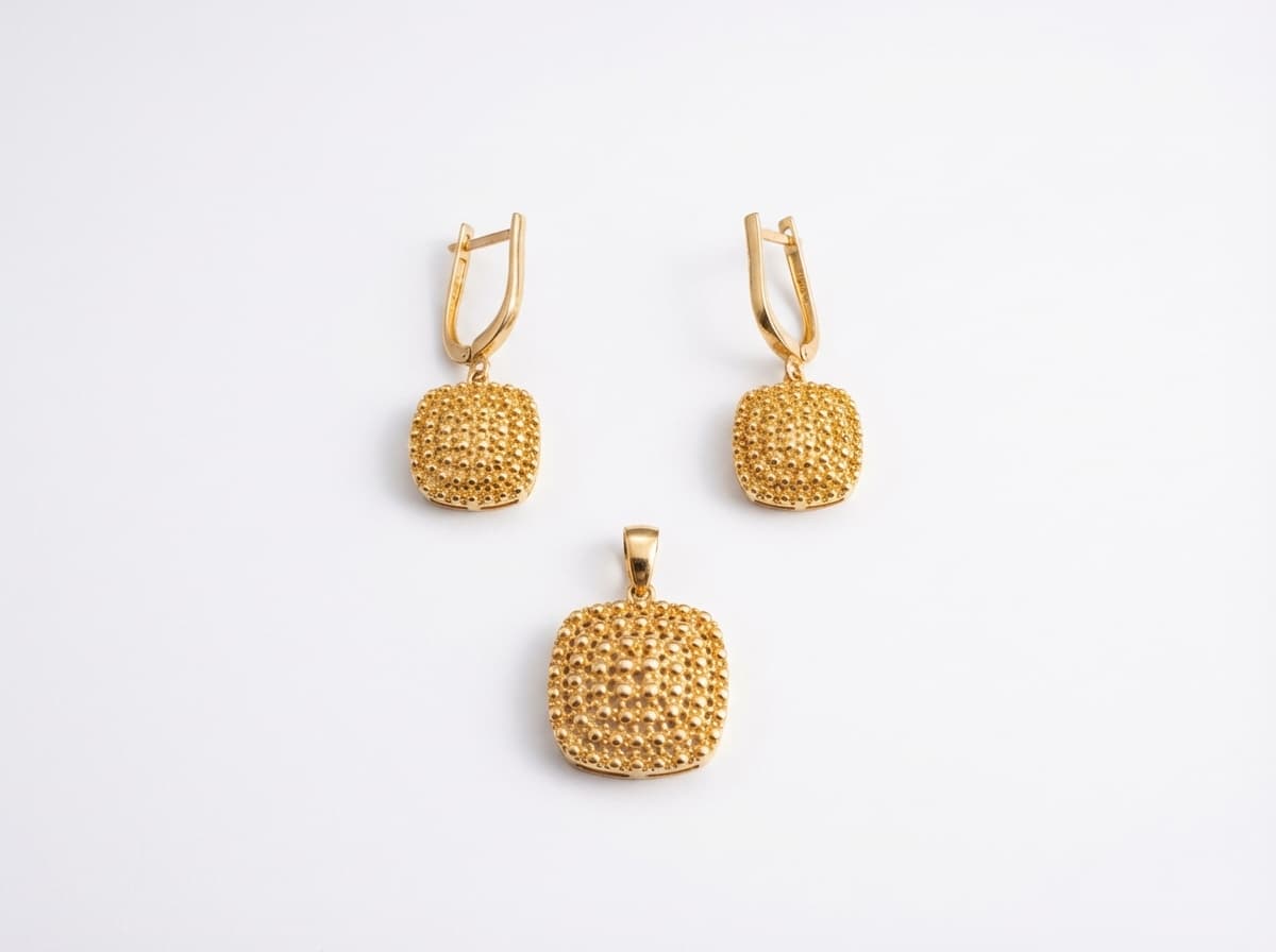 نیم ست طلا زنانه مدل  فیوژن