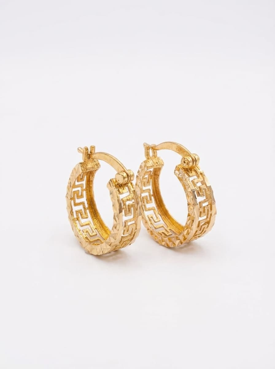 گوشواره طلا زنانه طرح ورساچ 