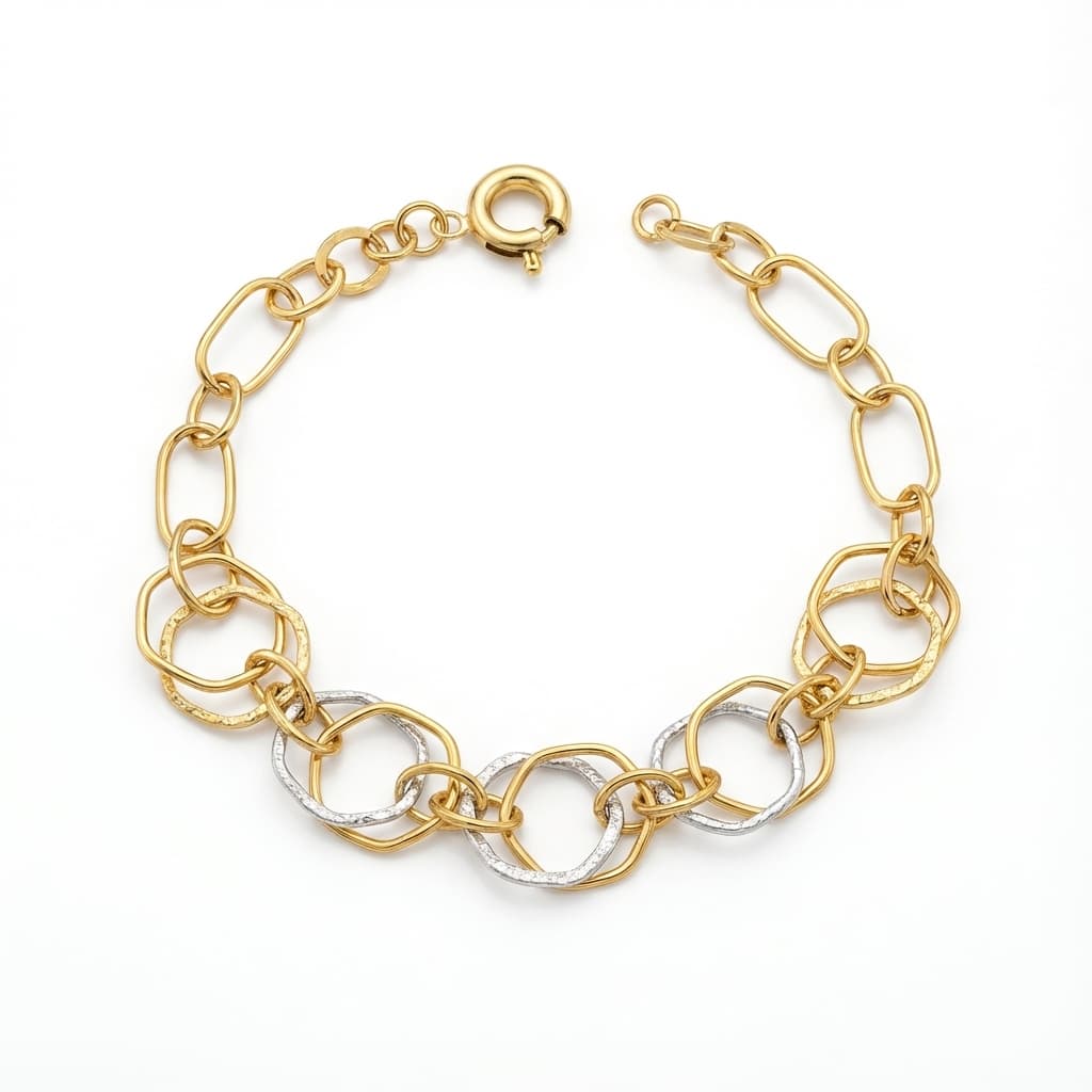 دستبند طلا زنانه  طرح کلاسیک 