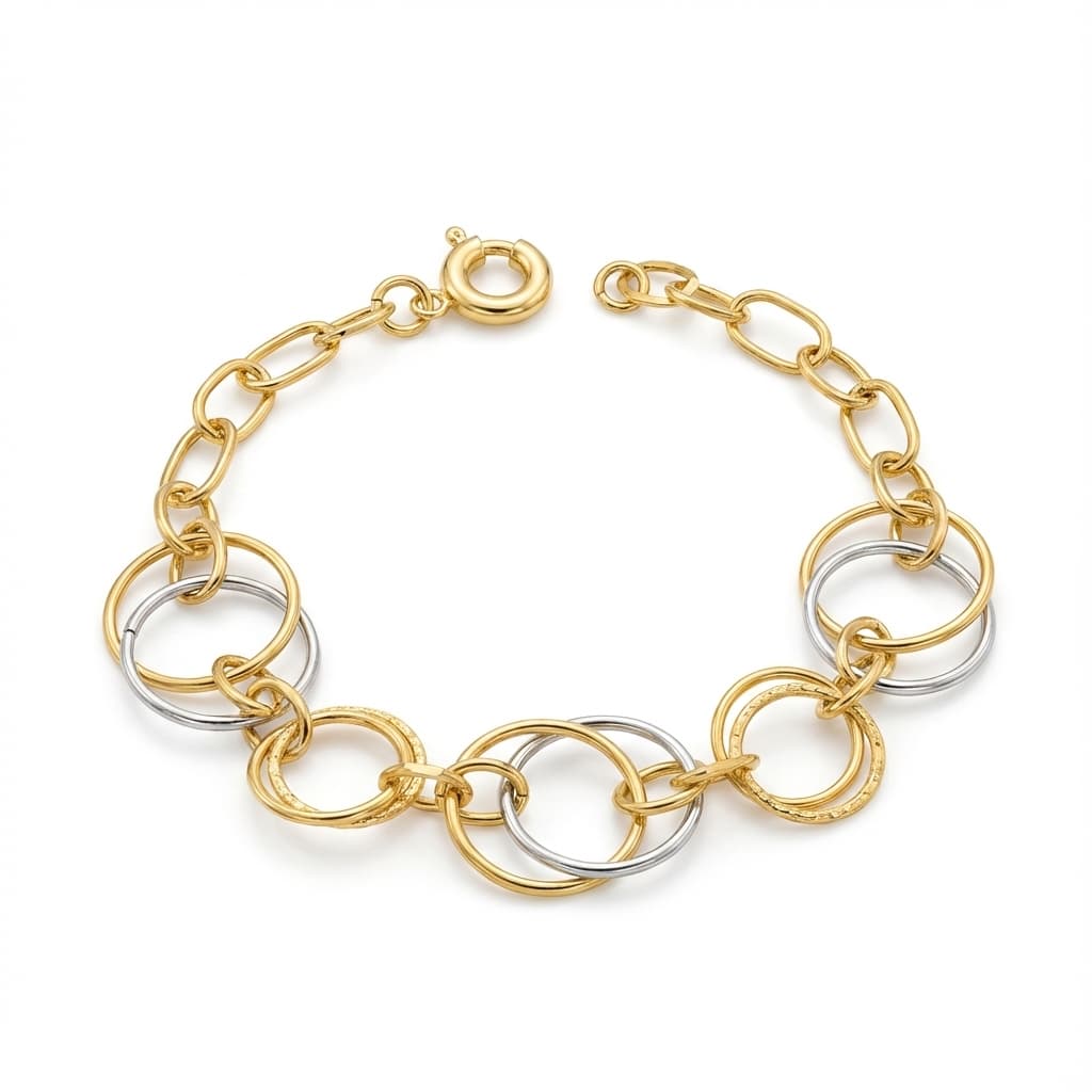 دستبند طلا زنانه  طرح کلاسیک 