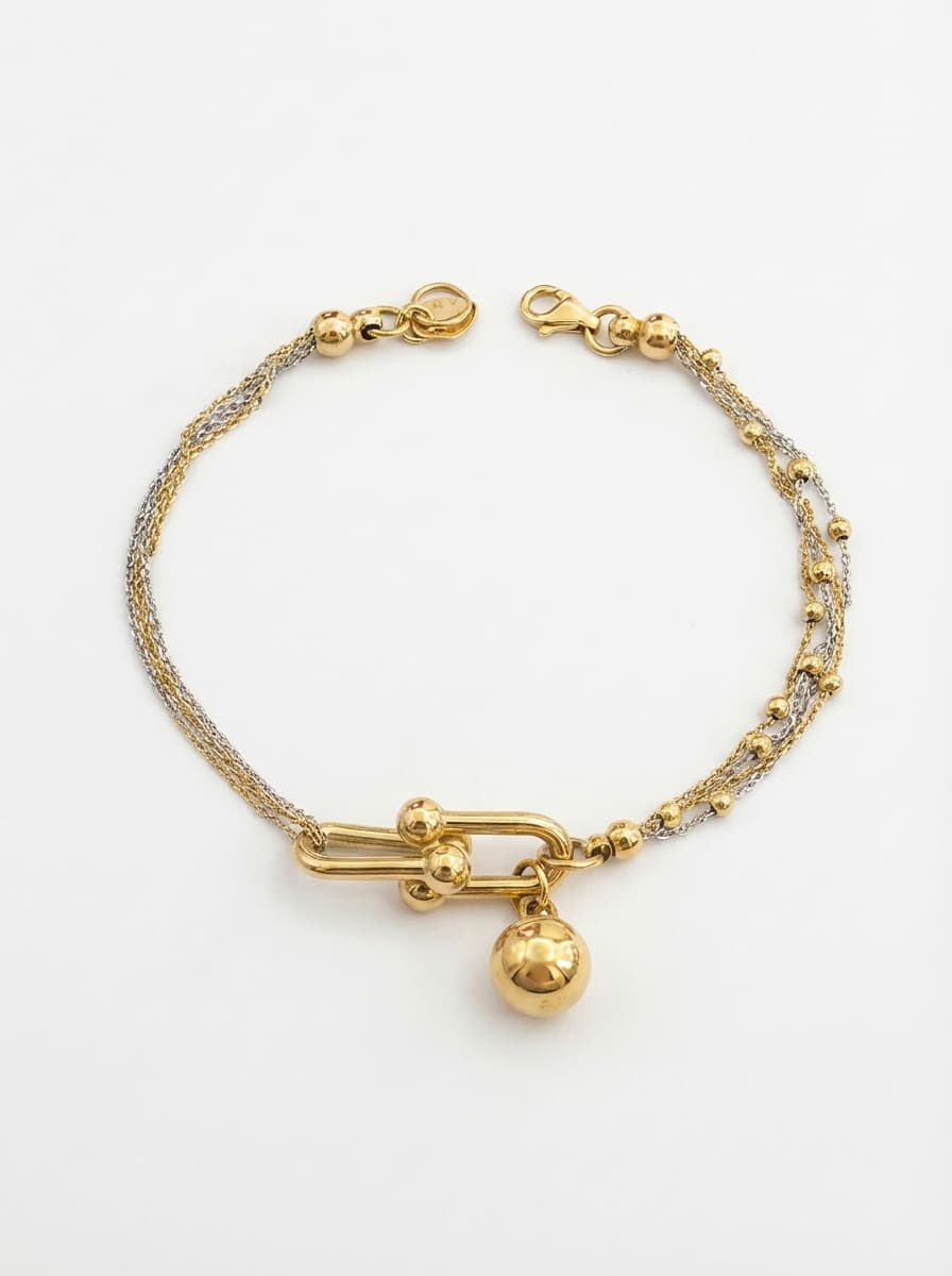 سرویس طلا زنانه مدل تلفیقی برند حوا 