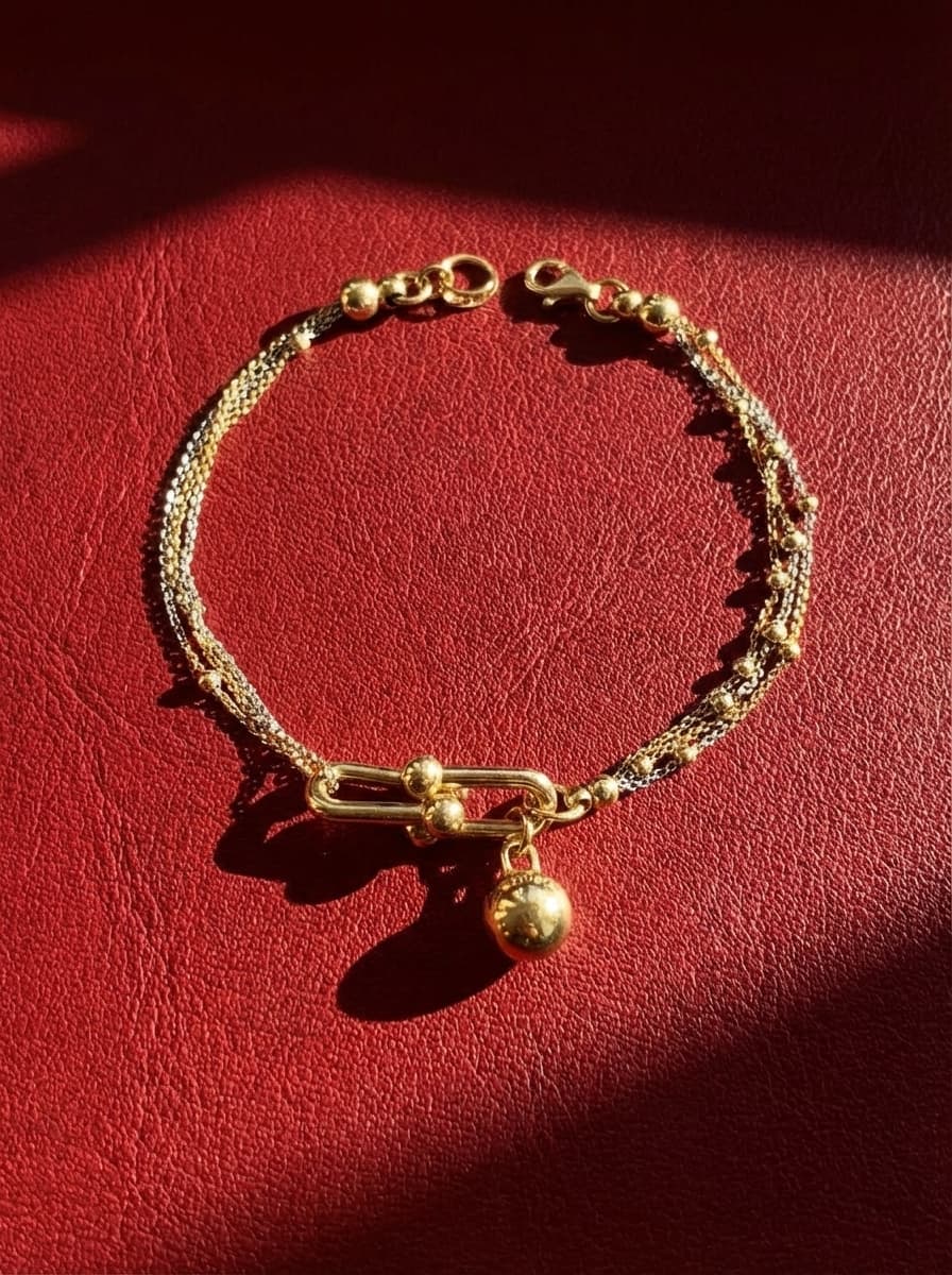 سرویس طلا زنانه مدل تلفیقی برند حوا 