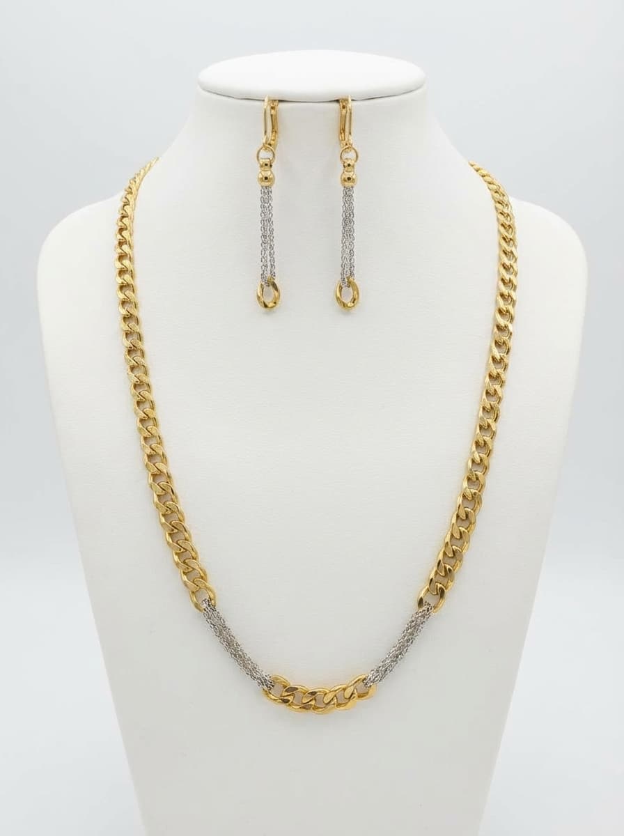 سرویس طلا زنانه مدل تلفیقی برند حوا 