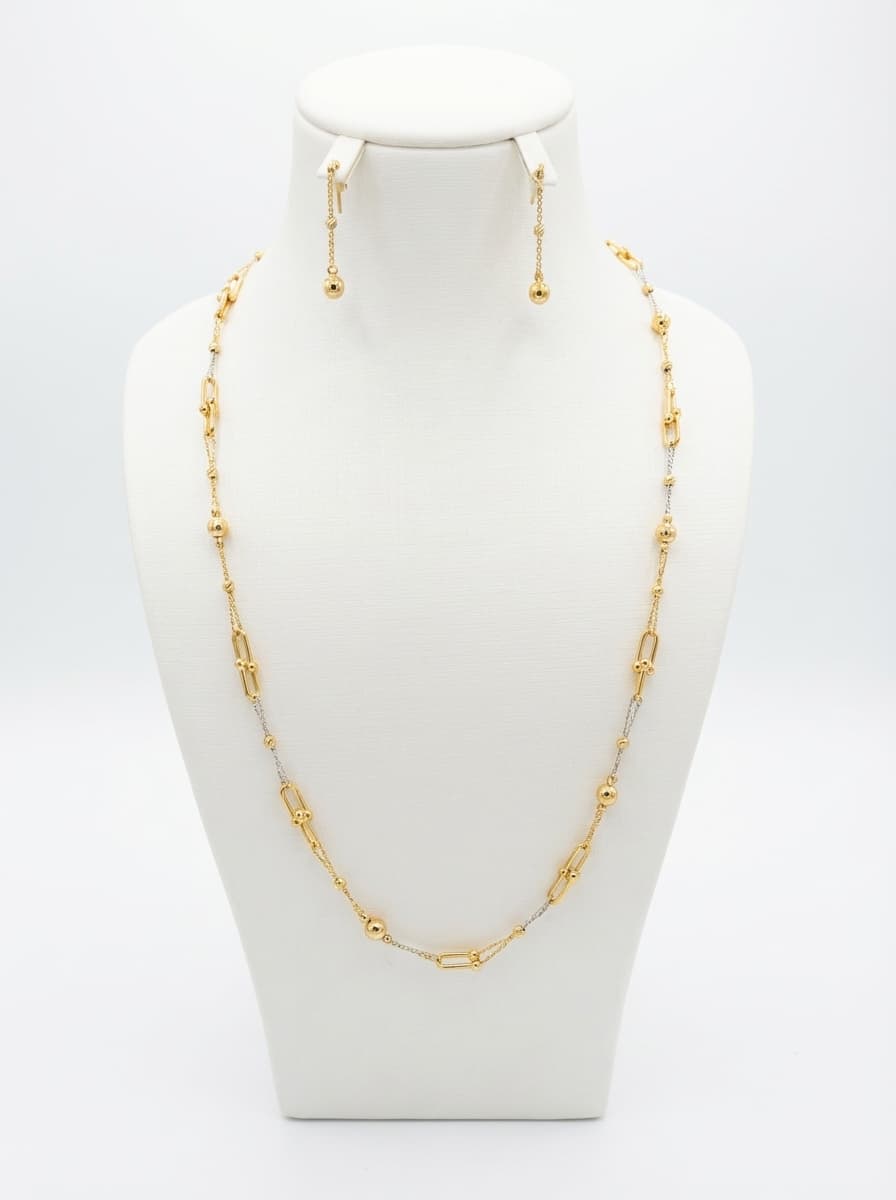 سرویس طلا زنانه مدل تلفیقی برند حوا 