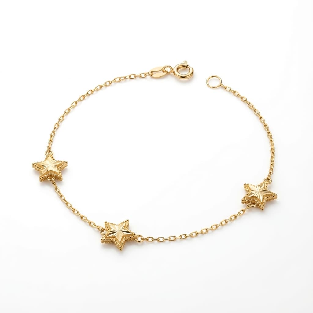 دستبند طلا زنانه مدل ونکلیف مینیمال  برند نونا