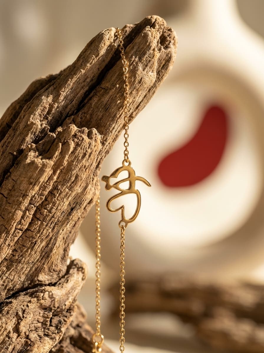 دستبند طلا زنانه لیزری فلامینگو 