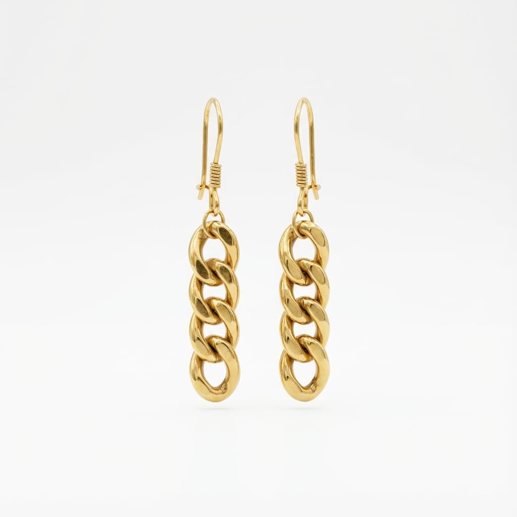 گوشواره طلا زنانه عصایی طرح کارتیر 