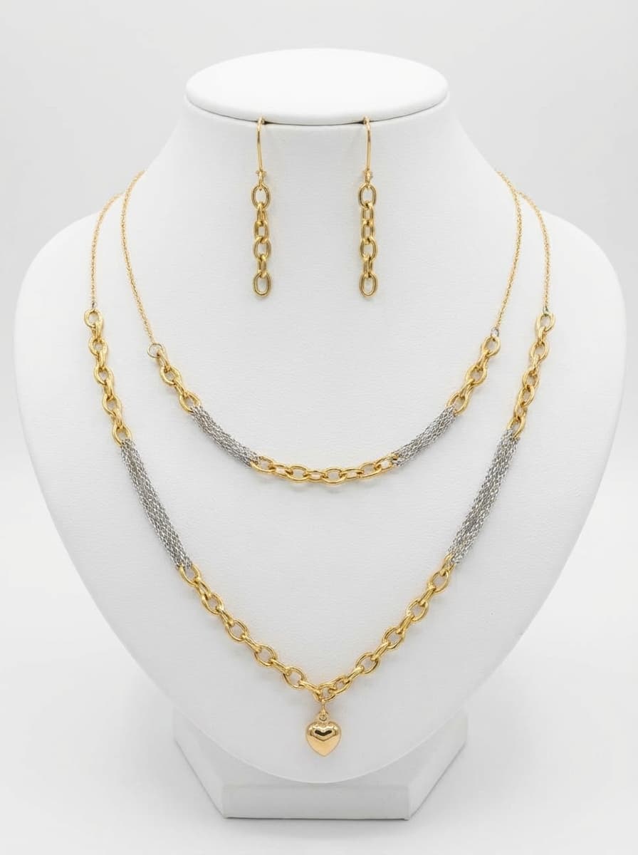 سرویس طلا زنانه مدل تلفیقی مینیمال